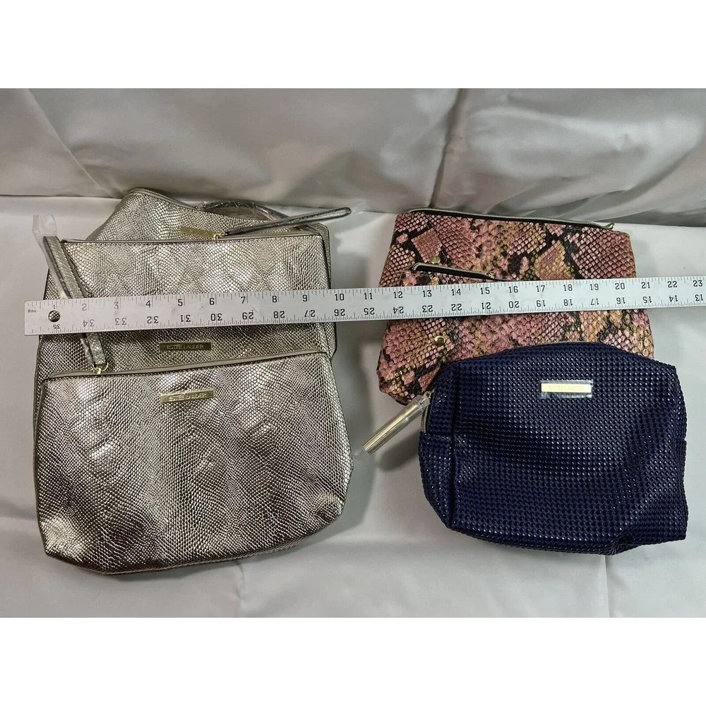 Lot Of 7 Estée Lauder Zippered Cosmetics Bag‎